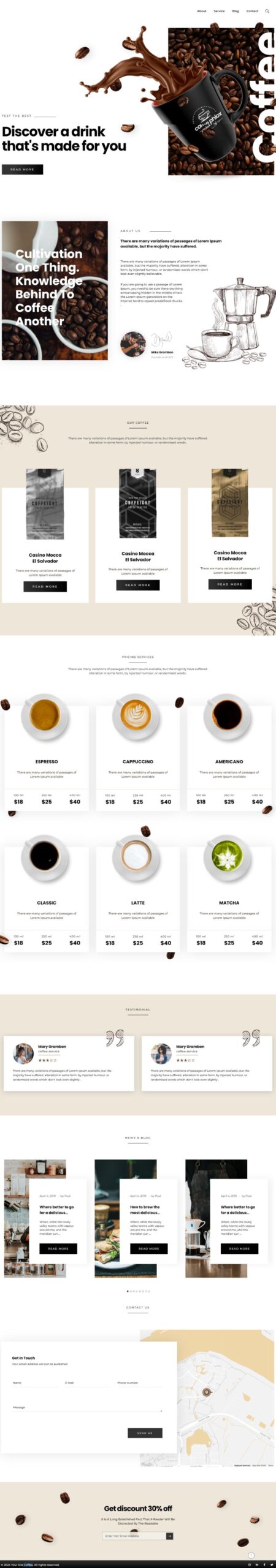 Coffee website 18